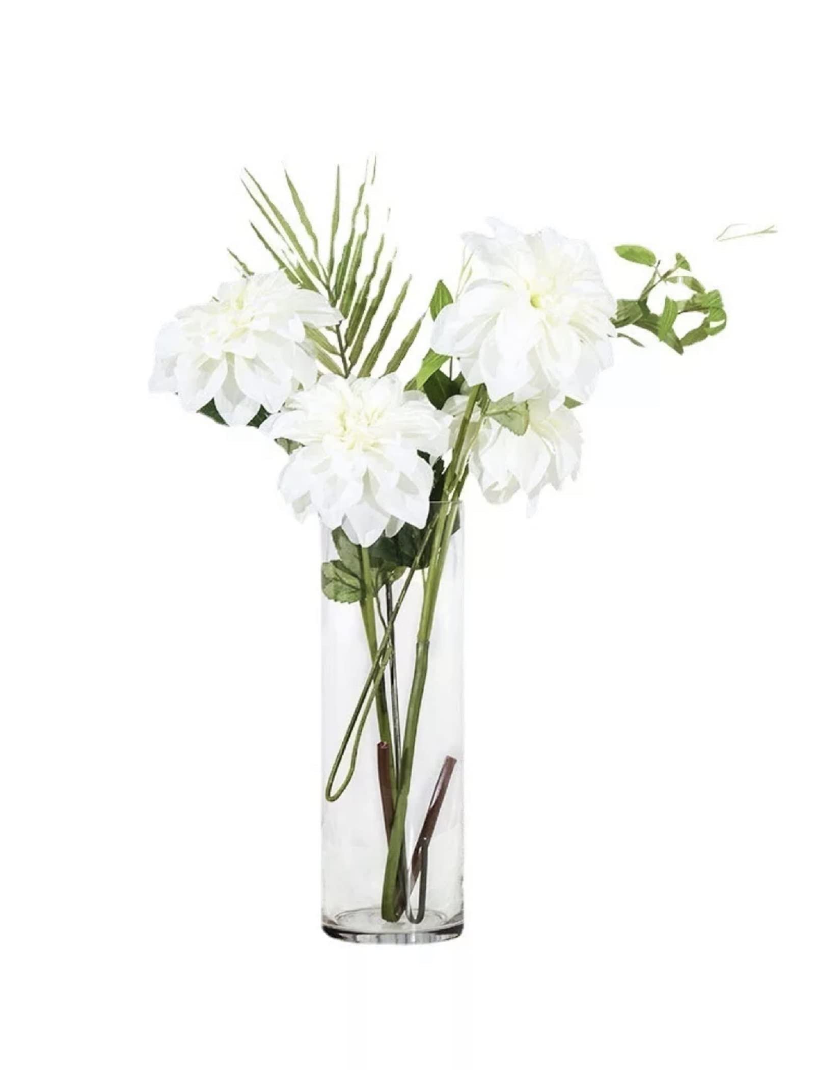 Mado gallery Glass Cylinder Vases Set of 3 Decorative Centerpieces for Home or Wedding, Bulk Cylinder Flower & Plant Vases, Candle Holders for Home Decoration and Wedding Centerpieces