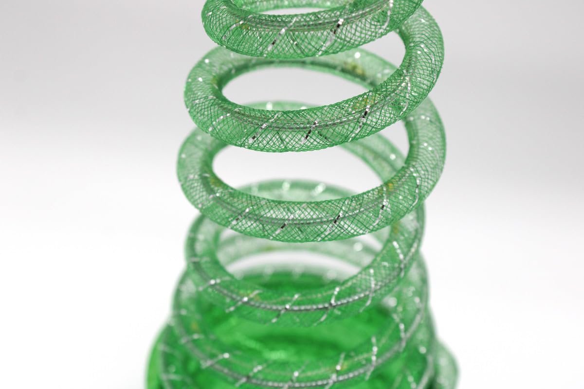 Rotating Spiral LED Mini Christmas Tree – 28 cm | Mado Gallery