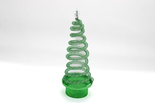 Rotating Spiral LED Mini Christmas Tree – 28 cm | Mado Gallery