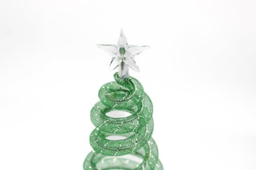 Rotating Spiral LED Mini Christmas Tree – 28 cm | Mado Gallery