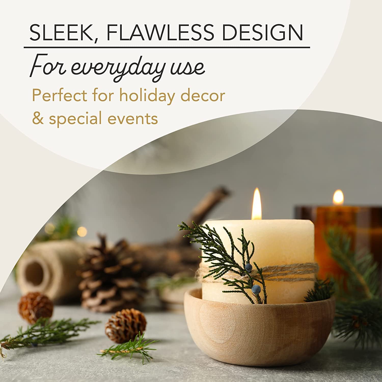 Mado Gallery Pillar Candles Mini & Large, Paraffin, Dripless, Long-Lasting, Unscented, Ivory Pillar Candles, Ideal Candles For Weddings Home Decorations (Package Of 1 Piece, 7.5x10 CM / 3x4 INCHES)