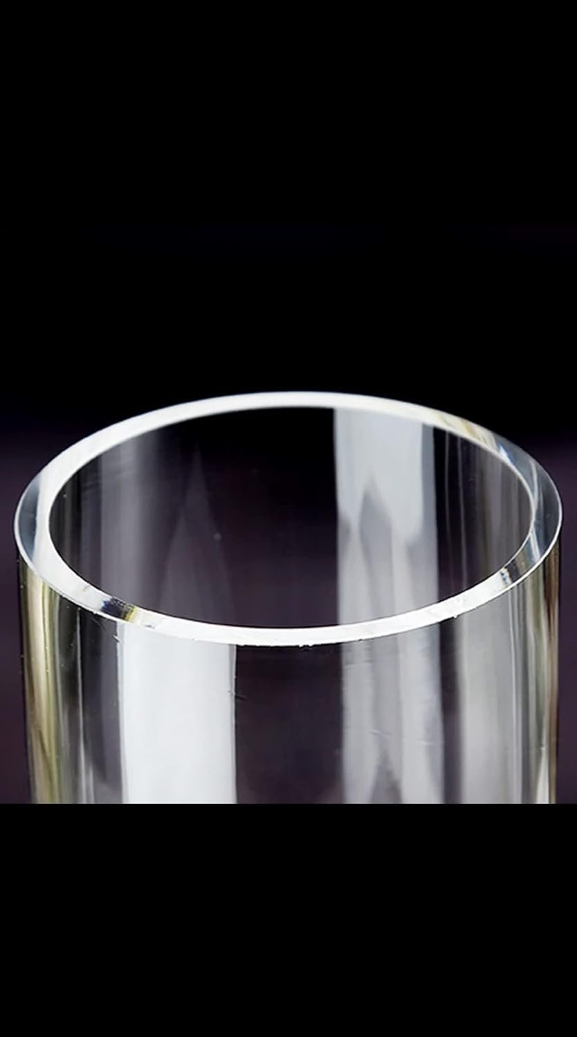 Mado Gallery Glass Cylinder Vases Set of 4 | Clear Flower & Candle Holders for Home, Events & Weddings | Floating & Pillar Candles Compatible