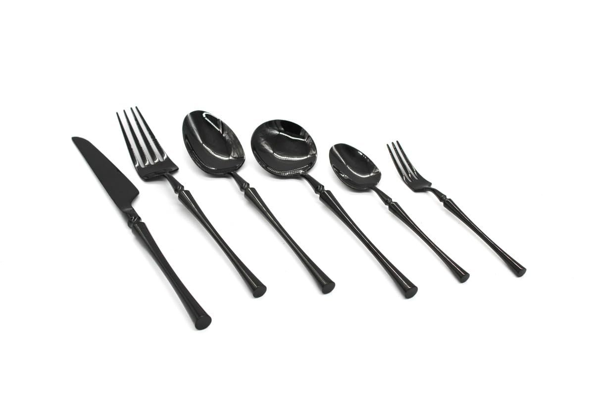 Mirror-Polished Stainless Steel Cutlery Set – 6 Pieces | Mado Gallery