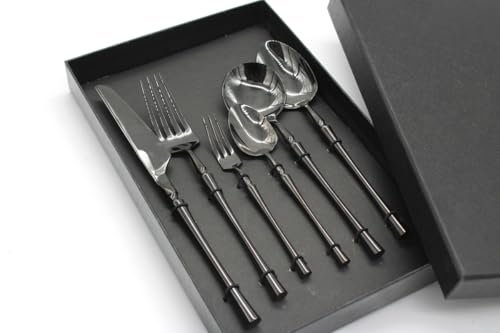 Mirror-Polished Stainless Steel Cutlery Set – 6 Pieces | Mado Gallery