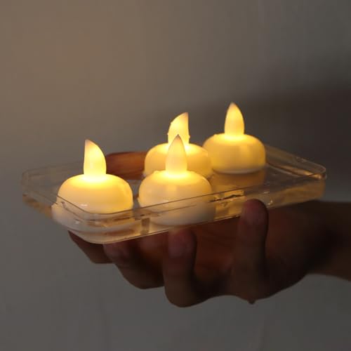 Water-Activated Floating LED Candles – Pack of 12 | Mado Gallery