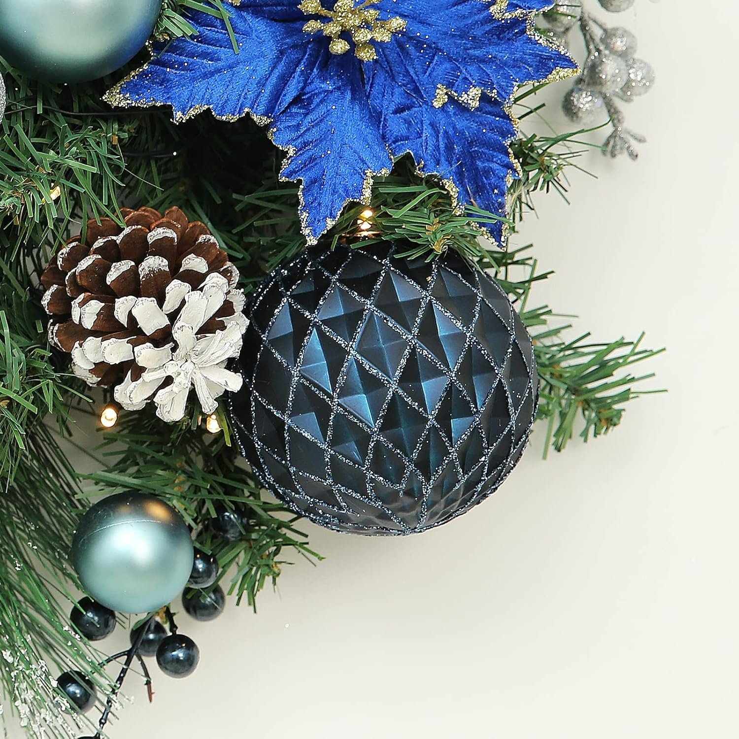 Peppermint Christmas Ball Ornaments – Pack of 4 | Mado Gallery