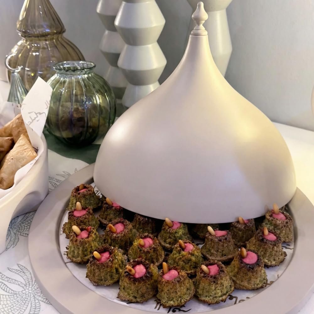 Ivory Conical Dessert & Date Stand with Tassel | Mado Gallery