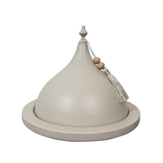 Ivory Conical Dessert & Date Stand with Tassel | Mado Gallery