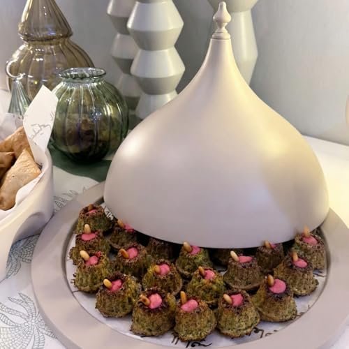 Ivory Conical Dessert & Date Stand with Tassel | Mado Gallery